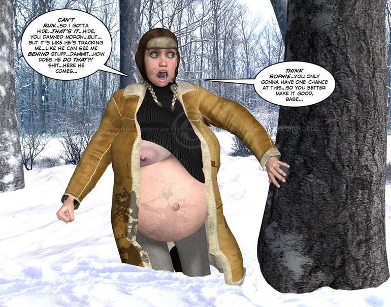 Bald busty 3d babe captured by aliens and - Cartoon Sex - Picture 10