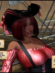 Slutty redhead 3d captain girl fucking with - Cartoon Sex - Picture 12