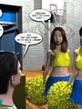 Two young 3d cheerleaders fucking young - Picture 3