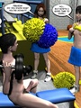 Two young 3d cheerleaders fucking young - Picture 6