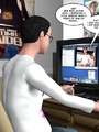Horny naked 3d couple making virtual - Picture 4