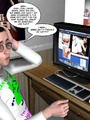 Horny naked 3d couple making virtual - Picture 10