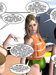 Sex hungry young 3d couple reached desert - Cartoon Sex - Picture 10