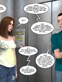 Lovely 3d brunette girl and her bf - Picture 3