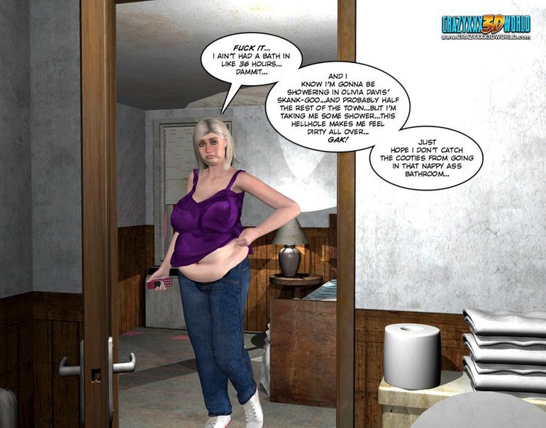 Chubby busty 3d girl can't stand her sexual - Cartoon Sex - Picture 6