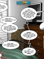 Big boobed 3d babe in white undies strips in - Cartoon Sex - Picture 5
