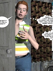 She came home, took off her blouse and his - Cartoon Sex - Picture 2