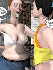 She came home, took off her blouse and his - Cartoon Sex - Picture 14
