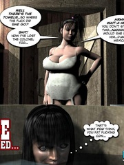 Plump horny 3d woman and slim colonel with - Cartoon Sex - Picture 16