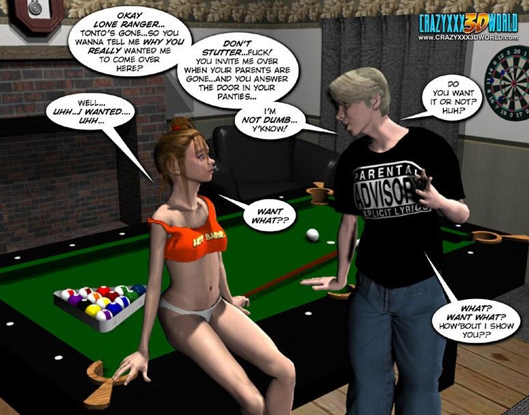 Young 3d babe and her big cocked lover were - Cartoon Sex - Picture 6