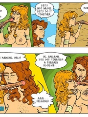 Two nasty toon chick can't share one viking - Cartoon Sex - Picture 4