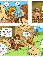 Two nasty toon chick can't share one viking - Cartoon Sex - Picture 6