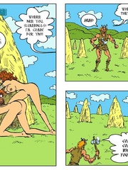 Two nasty toon chick can't share one viking - Cartoon Sex - Picture 9