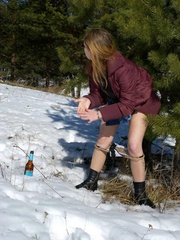 Spying on peeing girl - XXXonXXX - Pic 16