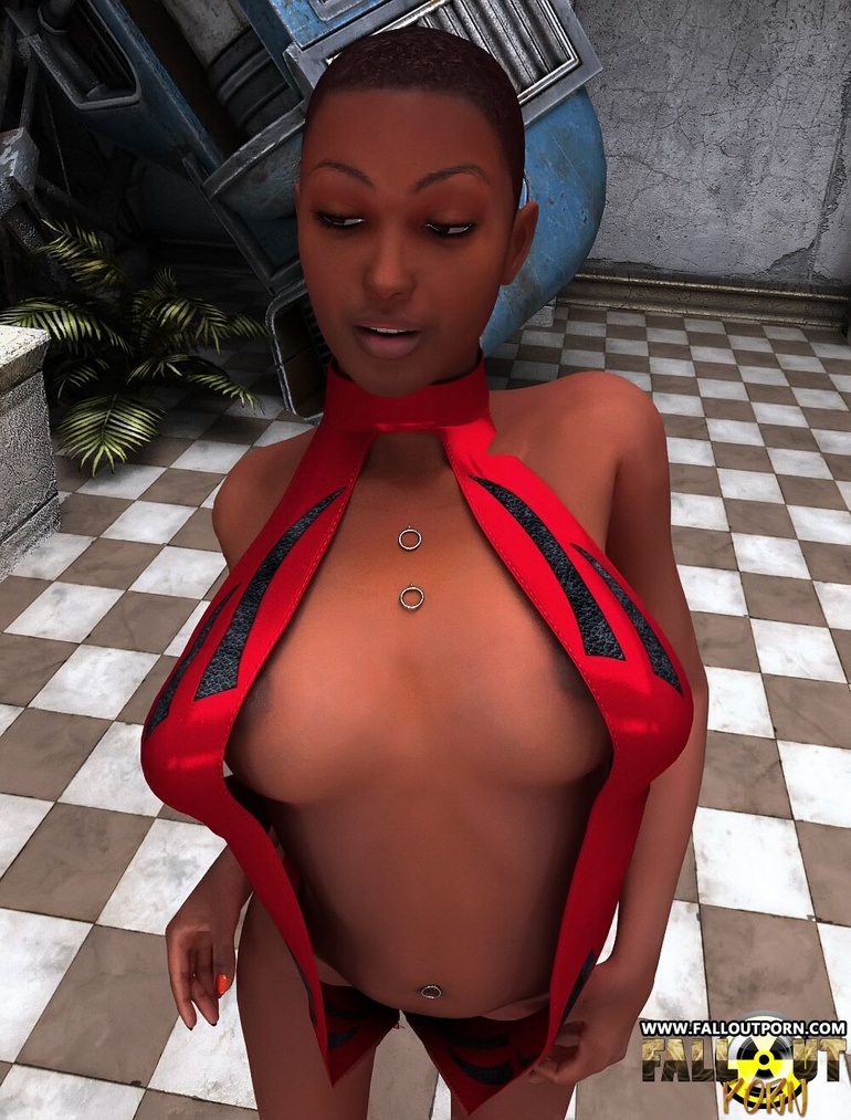 Ebony lusty 3d chick striptesing and posing - Cartoon Sex - Picture 2