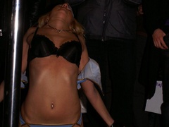 Sexy shaped blonde bimbo seductively stripteasing - XXXonXXX - Pic 5