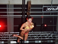 Pretty face girls walking naked and teasing on the - XXXonXXX - Pic 6