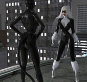 Big boobed 3d girl in latex uniform don't mind&hellip;