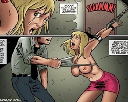 Poor blonde beauty gets captured and - BDSM Art Collection - Pic 5