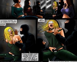 Imprisoned sexy cuties gets blindfoled - BDSM Art Collection - Pic 3