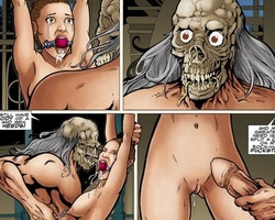 Gagballed slave brunette gets her holes - BDSM Art Collection - Pic 5