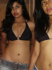 Two lovely indian college girls teasing in black - XXXonXXX - Pic 11