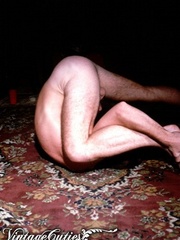 Naked male playing with his dick in vintage - XXX Dessert - Picture 5