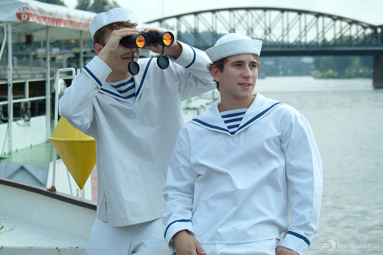 Three young gay boys in sailors - Sexy Women in Lingerie - Picture 4