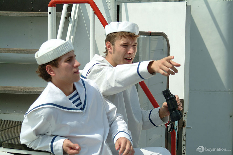Three young gay boys in sailors - Sexy Women in Lingerie - Picture 8