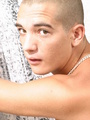 Bald tattoed twink slowly slips out his - Picture 12