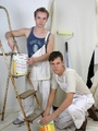 Two young painter twinks can't stand - Picture 4