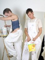 Two young painter twinks can't stand - Picture 5