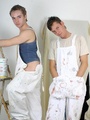Two young painter twinks can't stand - Picture 7