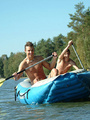 A pair of well-hung gay boys boating on - Picture 1