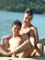 A pair of well-hung gay boys boating on - Picture 8