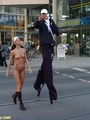 Talk of nude in public lass with stilt - Picture 6
