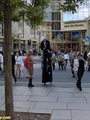 Talk of nude in public lass with stilt - Picture 9