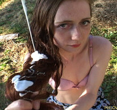 Super horny and pretty model practicing&hellip;