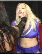 Beautiful face blonde slave gilr in super hero&hellip;