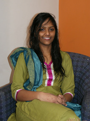 Nasty indian gf taking off her green outfit - XXX Dessert - Picture 3