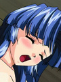 Blue hair hentai girlfriend with yummy - Picture 15
