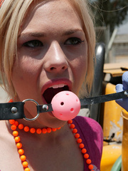 Bitch gets ball gagged and fucked by - XXX Dessert - Picture 2