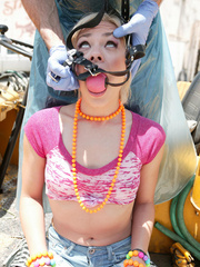 Bitch gets ball gagged and fucked by - XXX Dessert - Picture 3
