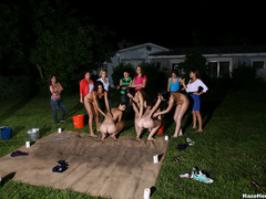 A group of naked girls with blindfolds have - XXX Dessert - Picture 11
