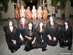 Violent senior student girls make the naked - XXX Dessert - Picture 7