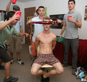 Cool gay birthday party in the college hostel