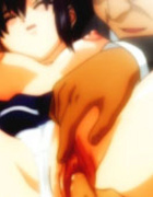 Brunette manga girl gets high when double&hellip;
