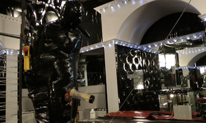 Latex dressed dominatrix abusing her - XXX Dessert - Picture 1