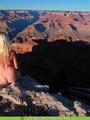 Hot blonde Tatyana posing in mountains - Picture 2