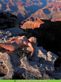 Hot blonde Tatyana posing in mountains - Picture 8